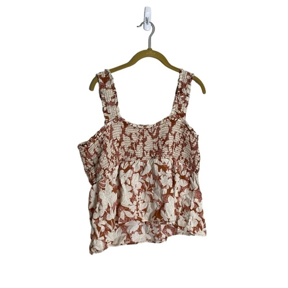 Old Navy Floral Ruched Tank XL - Picture 6 of 6